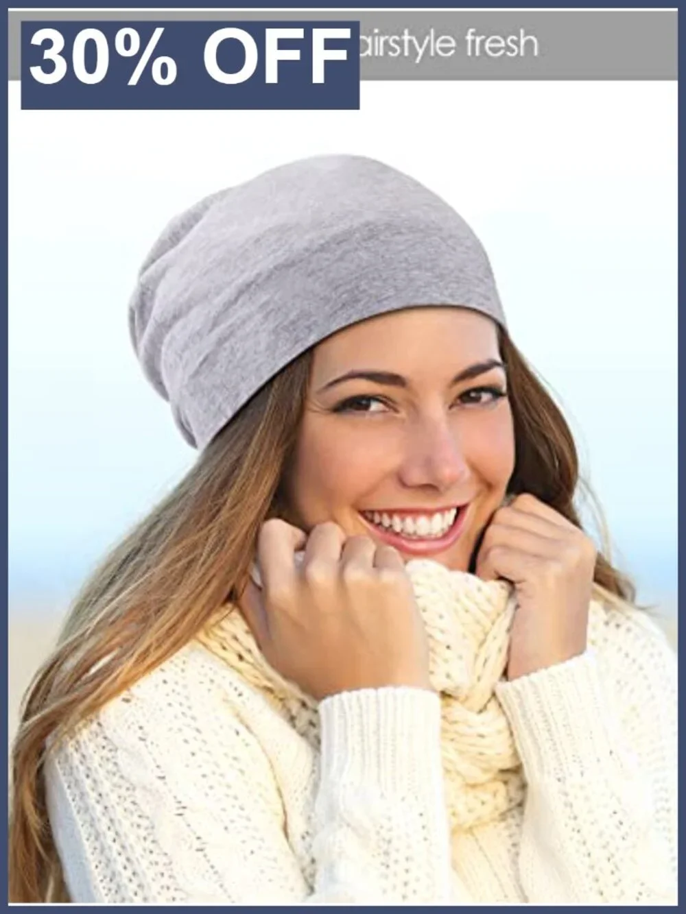 Satin Lined Sleep Cap Bonnet for Hair Protection, 3 Pack
